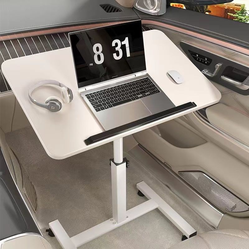 家用折叠餐桌副驾驶p车载桌子升降旋转桌板学习桌落地置物架