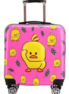 新品o儿童拉杆h箱男女18寸旅行箱宝宝卡通行李箱20寸万向轮小孩子
