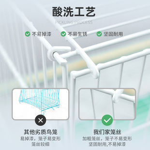 鸽子笼子鹌鹑鹦鹉鸟笼室外大号特大家用养殖专用芦丁鸡室内饲养箱