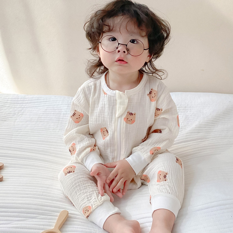 宝宝睡袋四季通用纱布纯棉婴儿连体衣春秋夏季薄款男女童儿童睡衣,童装/婴儿装/亲子装,家居服连体衣,淘宝优惠券,粉丝福利购,淘宝优惠卷