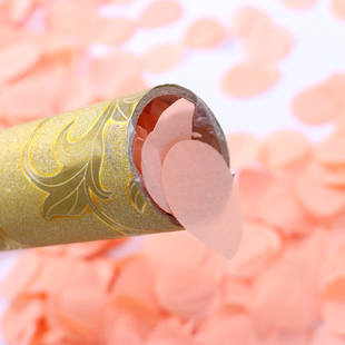 礼花炮婚庆彩炮筒手持结婚礼炮手拧礼泡筒香槟色花瓣雨婚礼喷花筒