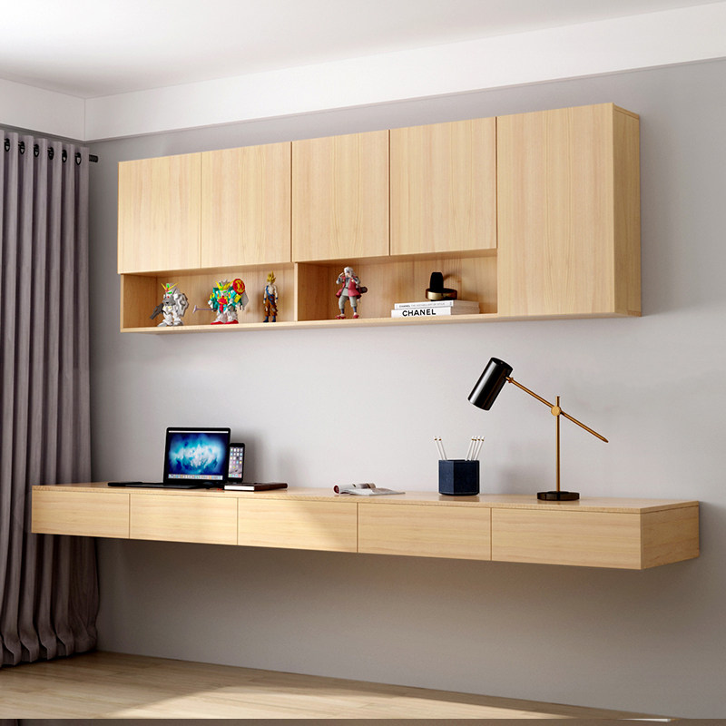 书架墙上壁挂式实木挂墙壁柜定制隔板吊柜悬空书桌客厅卧室置物架,住宅家具,搁板/置物架/家用陈列架,淘宝优惠券,粉丝福利购,淘宝优惠卷