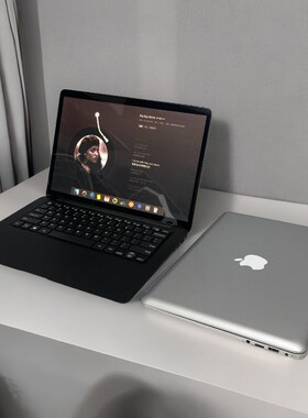 15寸全屏幕笔记本电脑模型假手提电脑13.3寸磨砂黑色道具电脑摆件