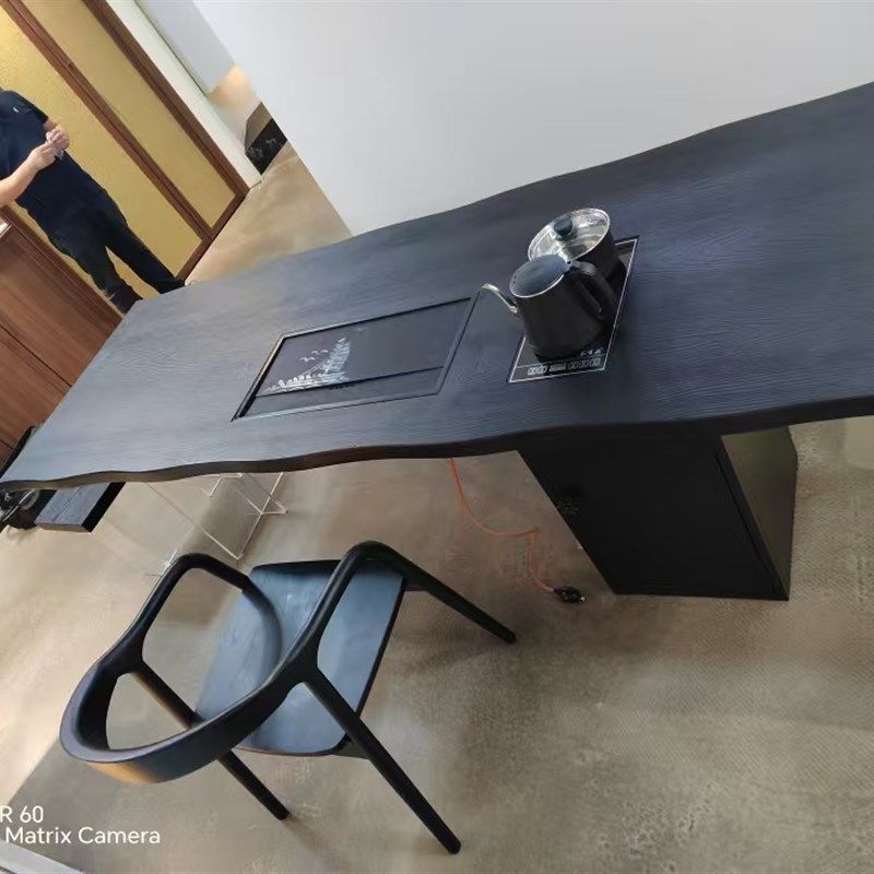 现代简约姹寂风实木茶桌椅组合透明亚克力北欧简约小阳台茶台,住宅家具,家用茶台/茶桌,淘宝优惠券,粉丝福利购,淘宝优惠卷