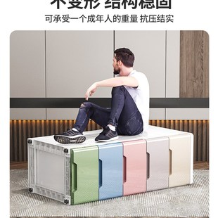 加厚收纳箱多层抽屉式储物柜子塑料整理L箱玩具衣物储藏箱整理柜