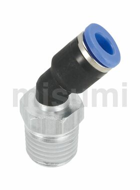 快速接头 45度弯头型 MSEFE-4-6-8-10-12-1-2-3-4-M5 PU管接头