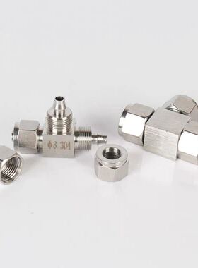 橡皮管用接头 快拧三通接头 MCTPT4/6/8/10/12-1 2 6 15 36 28