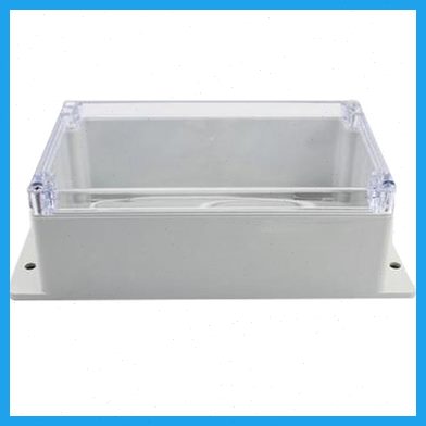 200*120*75mm 透明带耳塑料防水盒 F1-2-T工业控制盒 电气仪表盒