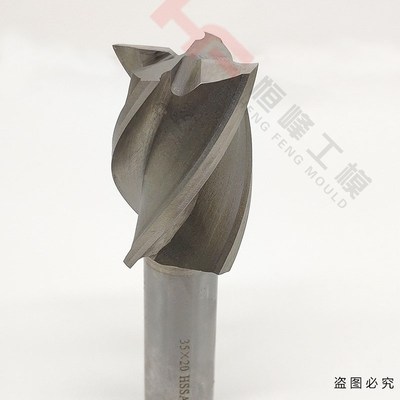 全磨4刃加硬白钢立铣刀高速钢白钢刀铣刀锣刀非标刀21.22.23-38