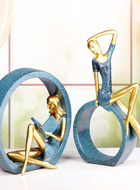 北欧家居装饰工艺品家庭摆饰创意客厅酒柜摆件时尚个性桌面小摆设