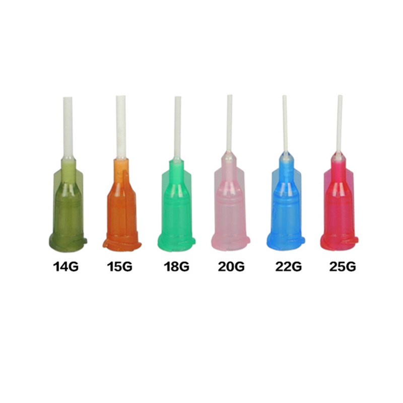 精密点胶针头 PP螺口针头仿刮伤针头 塑料针头挠性针头点胶机针头