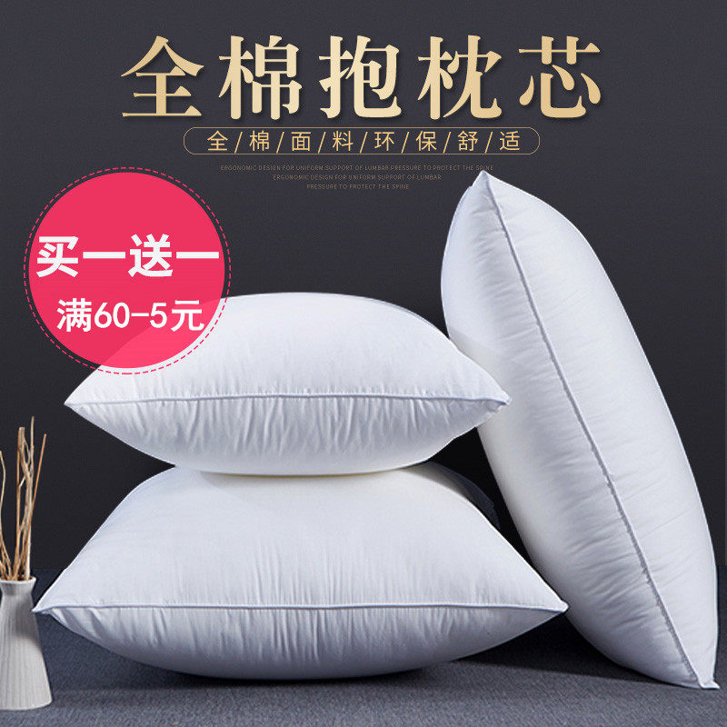 抱枕芯50 45 55 60 65正方形飘窗靠垫芯酒店软装布艺全棉靠枕芯