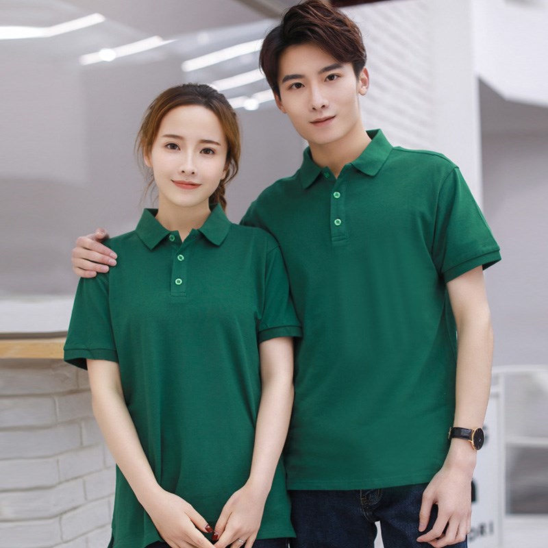 纯棉定制亲子活动翻领t恤短袖志愿者工作厂服团队文化polo衫印字