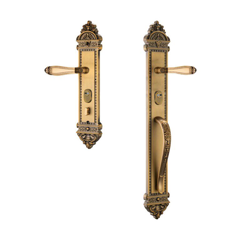 豪华别墅防盗大门锁办公室对开入户门双开门大门锁家用通用型欧式