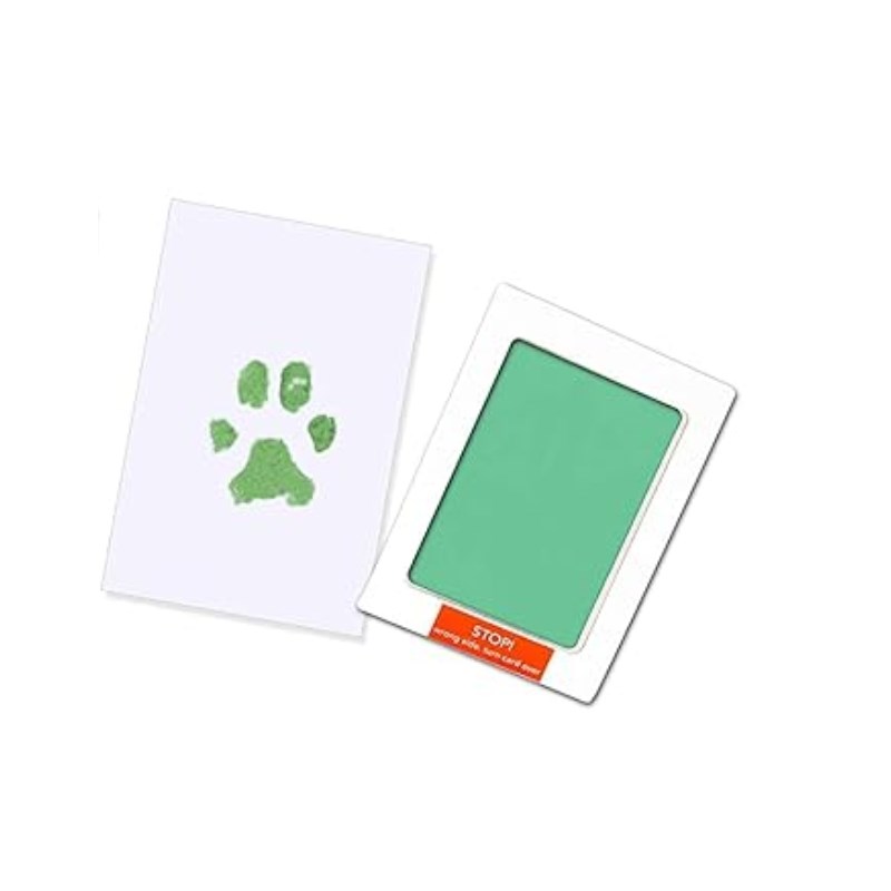 宠物爪印纪念狗狗爪印印泥diy脚印相框猫咪掌印实木照片纪念摆台