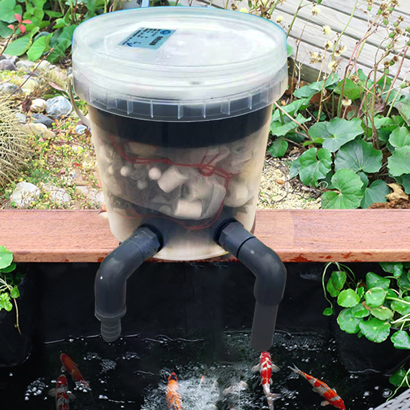 康卿室内小鱼池过滤器生化过滤桶外置净化水过滤设备乌龟缸滤水桶