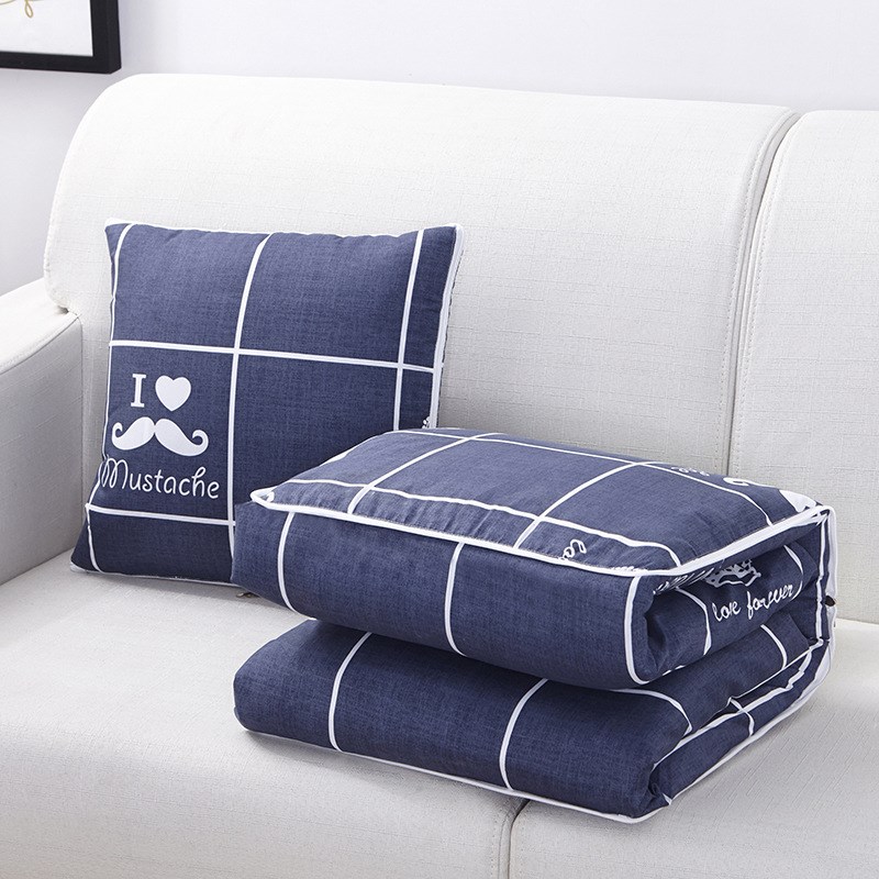 抱枕被子两用靠枕春夏办公室午睡枕头礼品靠垫折叠多功能空调被