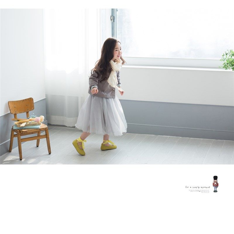 春夏秋冬新款女童裙森系纱裙 半身长裙 百搭公主裙裙子母女裙