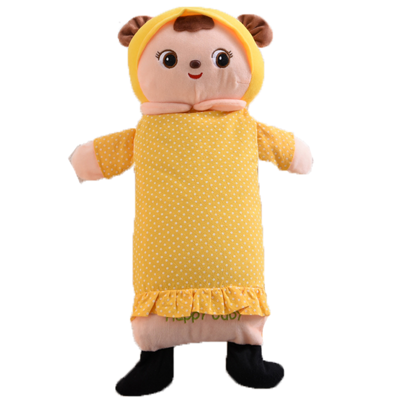 卡通荞麦枕头儿童纯棉四季枕芯幼儿午睡玩具小孩助眠防偏头定型枕