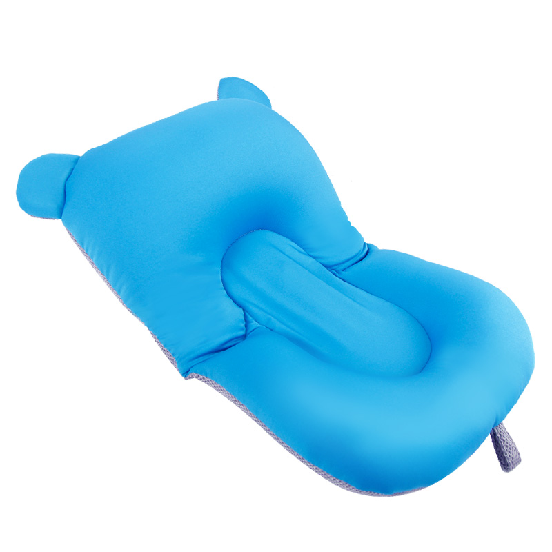 婴儿洗澡垫宝宝海绵防滑支架网兜浴网可坐躺通用浴盆新生儿沐浴床