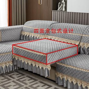 沙发垫防滑坐垫四季 沙发巾罩套椅 通用布艺垫子 现代简约欧式