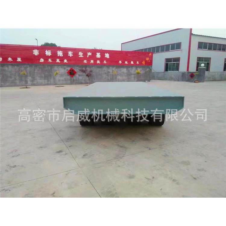 100吨重型场内运输车码头矿山牵引拖挂车平板拖车配件