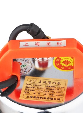 12v24v48V60V直O流R潜水泵抽水家用小型抽水机电动车电瓶农用浇菜