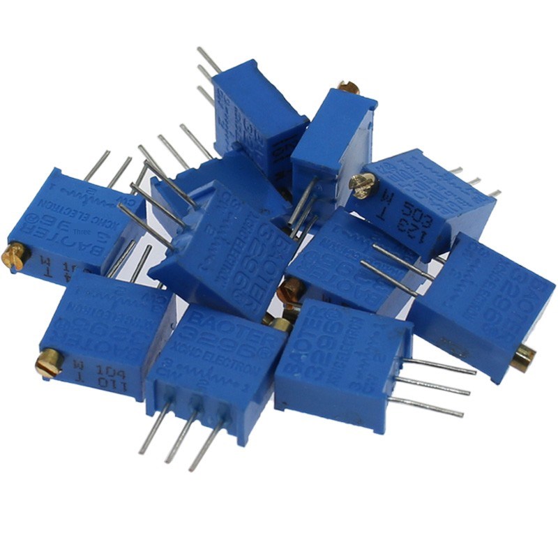 3296W电位器精密可调电阻多圈式微调103/10K/20/50/5/1/100欧200