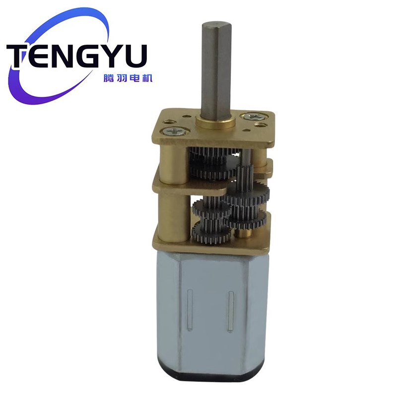 GA12-Ne20直流减速电机3V6V12V小马达1:1000速比大扭矩低速齿轮