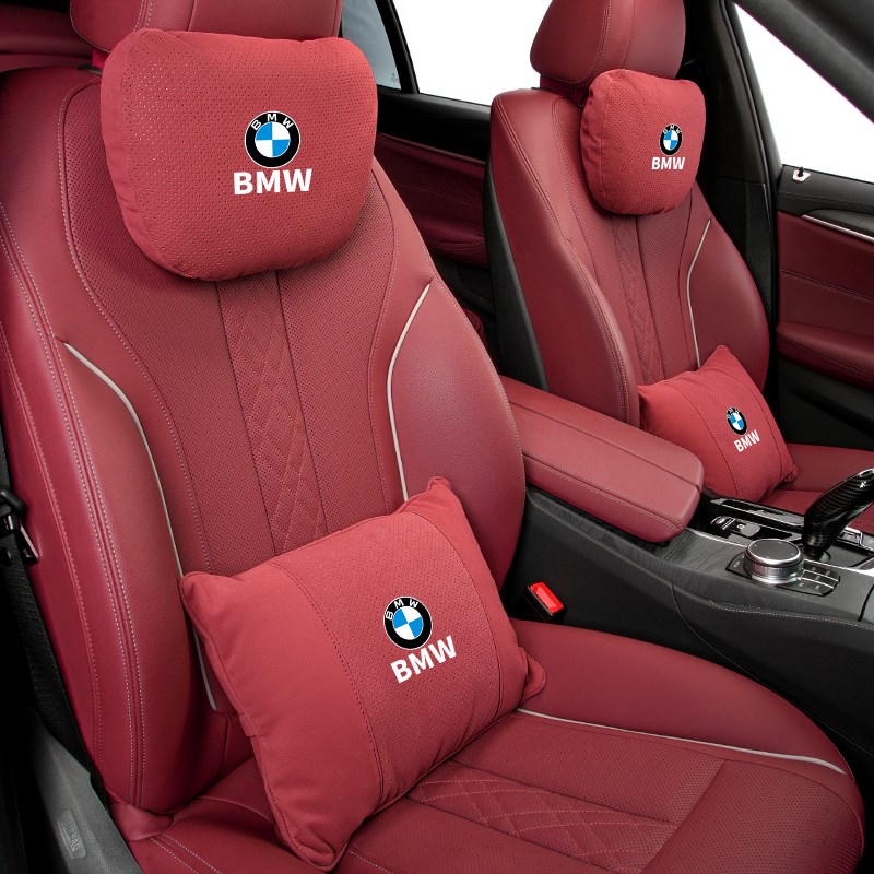 适用于宝马X5L5系530li3系6GTX3X14原车头枕腰靠透气靠枕车用颈枕