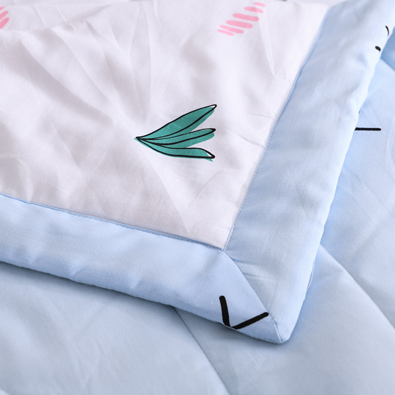 一缕阳光纯棉夏凉被宿舍单双人夏天被子儿童宝宝全棉可水洗空调被