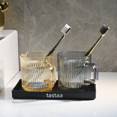 漱口杯家用刷牙洗漱杯牙具牙缸高档一家三口四口情侣牙刷杯子套装