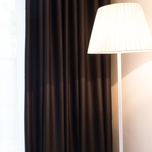 超厚全遮光黑色个性窗帘成品暗房实验室工程家用遮光环保窗帘定制