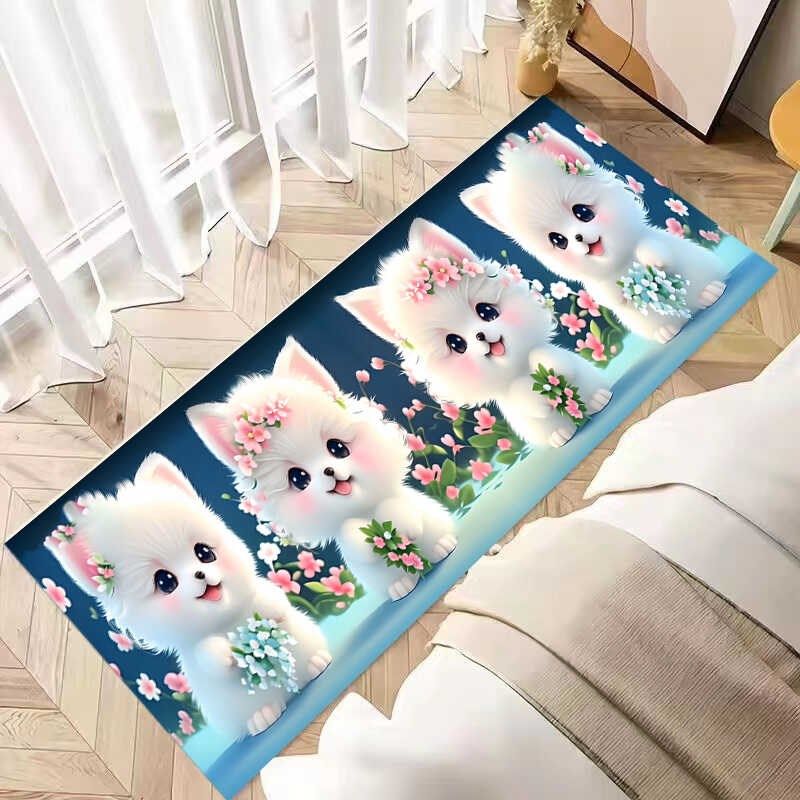 四季通用卡通床边地毯床前床尾地垫房间少女心网红多功能垫子定制,居家布艺,床边毯,淘宝优惠券,粉丝福利购,淘宝优惠卷