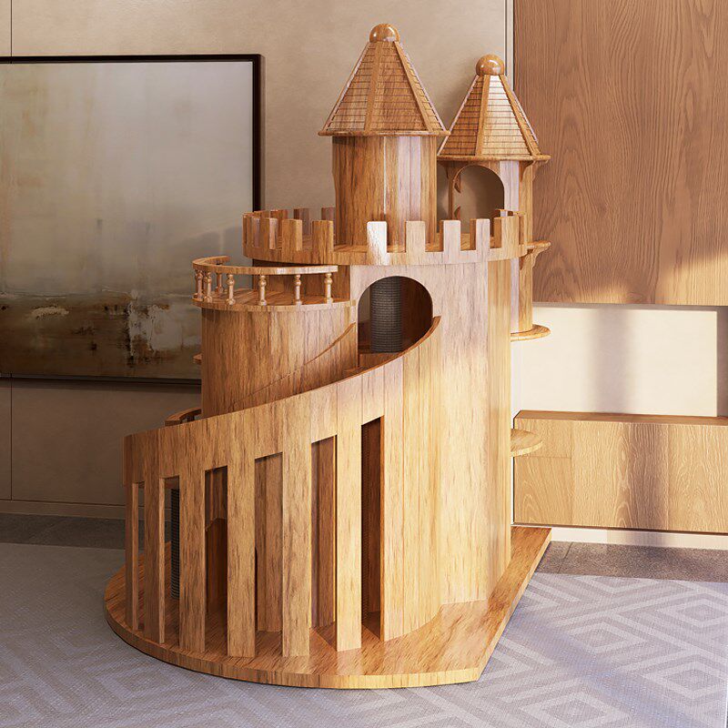 大型城堡全实木猫爬架猫窝猫树一体豪华猫架猫别墅布偶缅因多猫,宠物/宠物食品及用品,猫爬架,淘宝优惠券,粉丝福利购,淘宝优惠卷