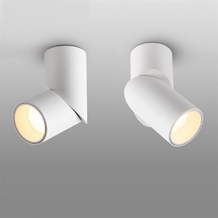 LED科税射灯商用灯店铺万向调节照射角度轨道式或吸顶式店灯防眩