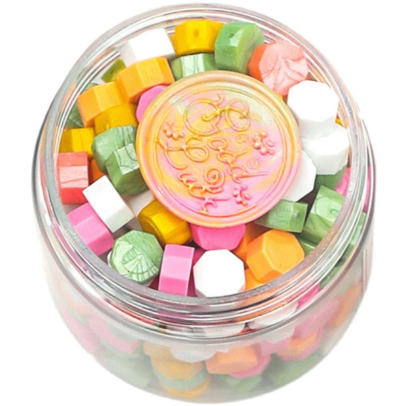 混色大罐装火漆印章蜡粒套装便宜珠光蜡透明全套定制结婚请柬礼物,文具电教/文化用品/商务用品,成品印章/学生用印/火漆,淘宝优惠券,粉丝福利购,淘宝优惠卷