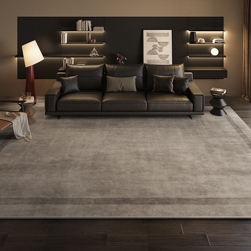 高级感中式地毯客厅家用轻奢侘寂风免打理沙发家用茶几毯卧室地垫