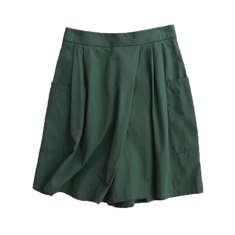 复古工装西装短裤女夏季设计感薄款外穿高腰显瘦休闲a字阔腿裤裙,女装/女士精品,休闲裤,淘宝优惠券,粉丝福利购,淘宝优惠卷