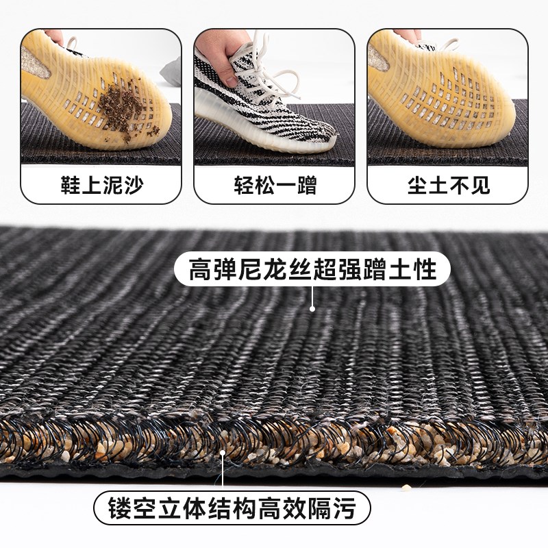 入门户地垫2024新款简约家用高级蹭土进门垫门口免洗防滑脚垫