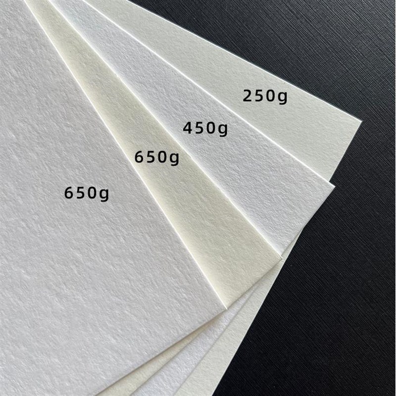 棉卡纸A5A6凹凸印刷纸白棉纸空白绘画盖章手绘a4加厚A3封面香片纸