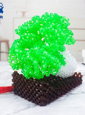 手工串珠白菜家居百财如意编织成品店铺招财饰品