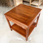 全实木方几角几茶几榆木客厅新沙发边几正方形客厅小方桌