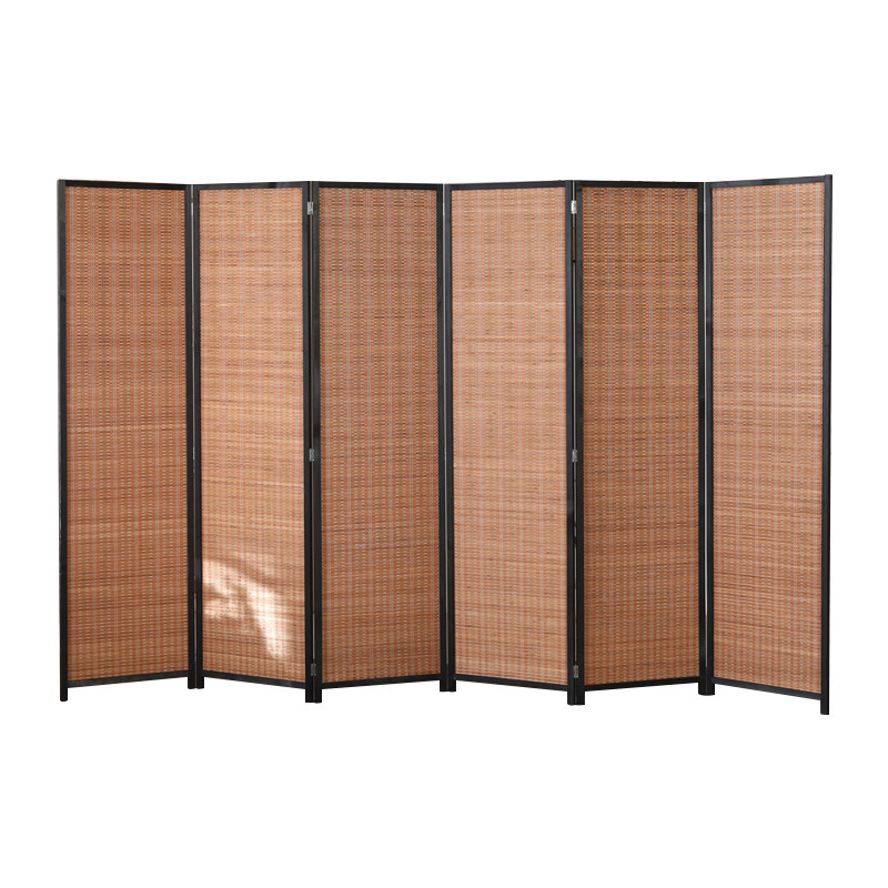 竹子屏风墙客厅办公室卧室遮挡现代挡板