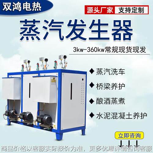 电加热蒸汽机 桥梁养护器混凝土蒸汽养护机 酿酒电热蒸汽锅炉工业