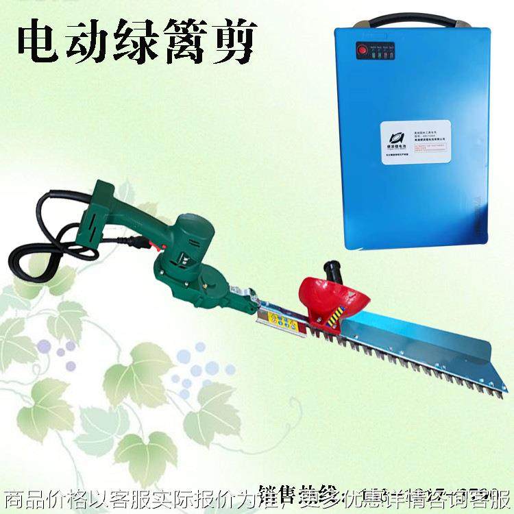 锂电池充电式茶园绿化灌木丛修枝机 双单刃汽油绿篱机 电动修剪机