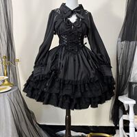 洛丽塔十字勋章Lolita洋装暗黑jsk吊带连衣裙正品秋冬仙魔女裙