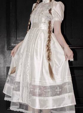 【魔女贩售春节不打烊】现货+幽灵兰配饰+暗黑哥特怪诞原创礼服裙