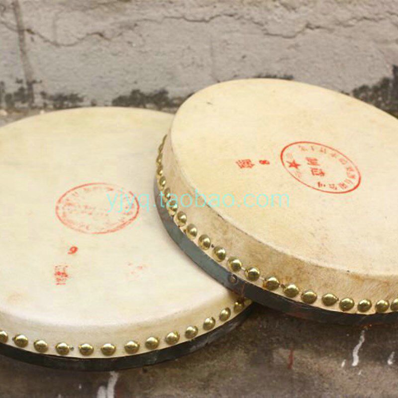 永鸣特厚牛皮单面鼓单皮鼓 半堂鼓道士鼓 单边鼓扁鼓 大号