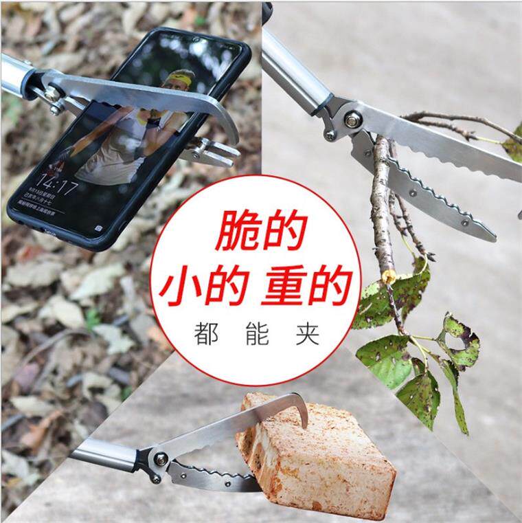 加厚防蛇钩钳夹黄鳝合金伸缩夹赶防脱防泥鳅鱼夹钳子